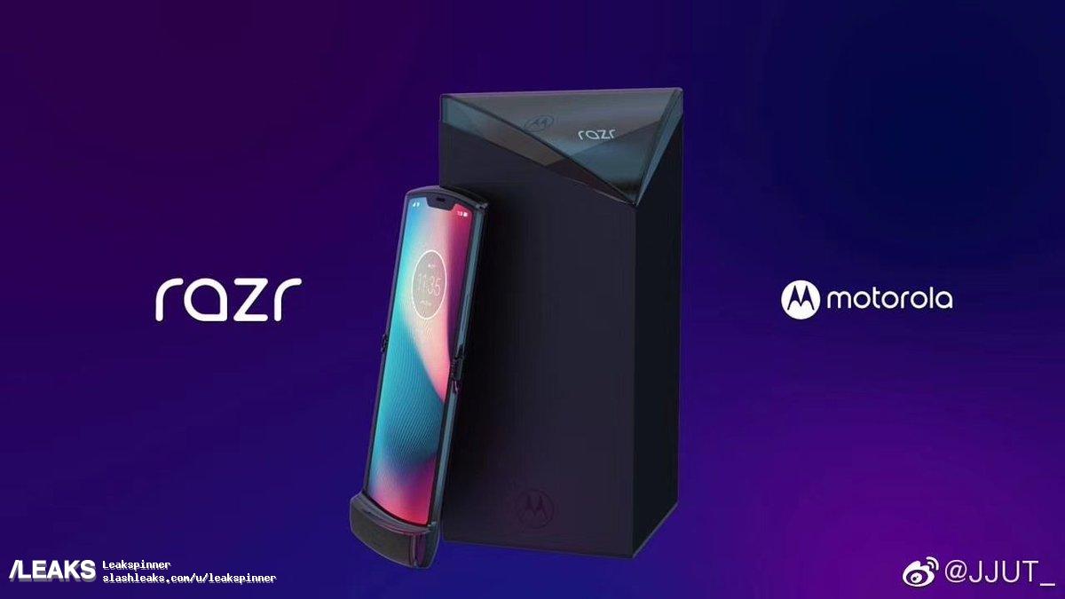 Motorola Razr 2019 składany smartfon cena kiedy premiera specydikacja techniczna plotki przecieki rendery Samsung Galaxy Fold wycieki