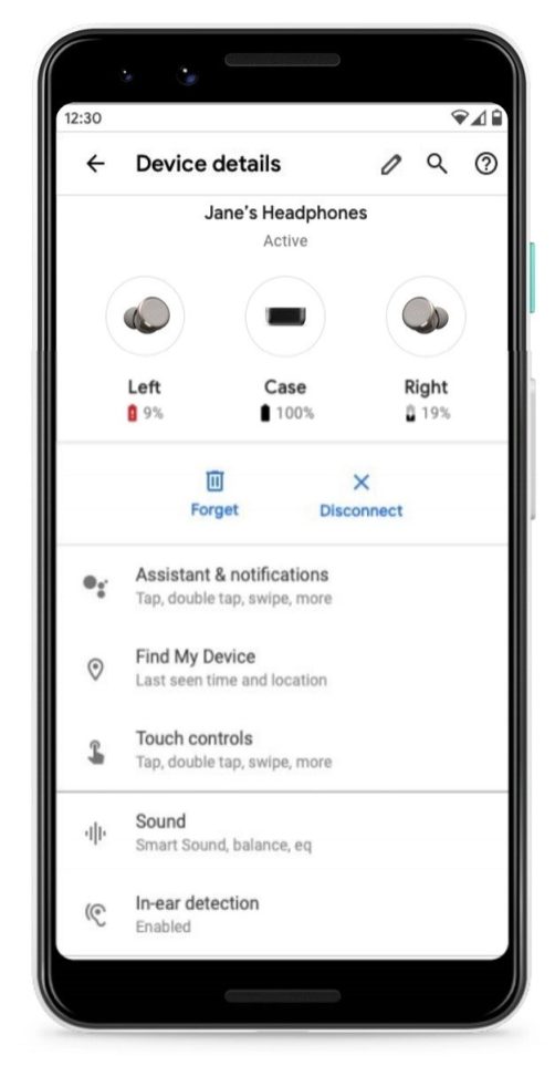 Android 10 beta 4 Q nowe menu Bluetooth