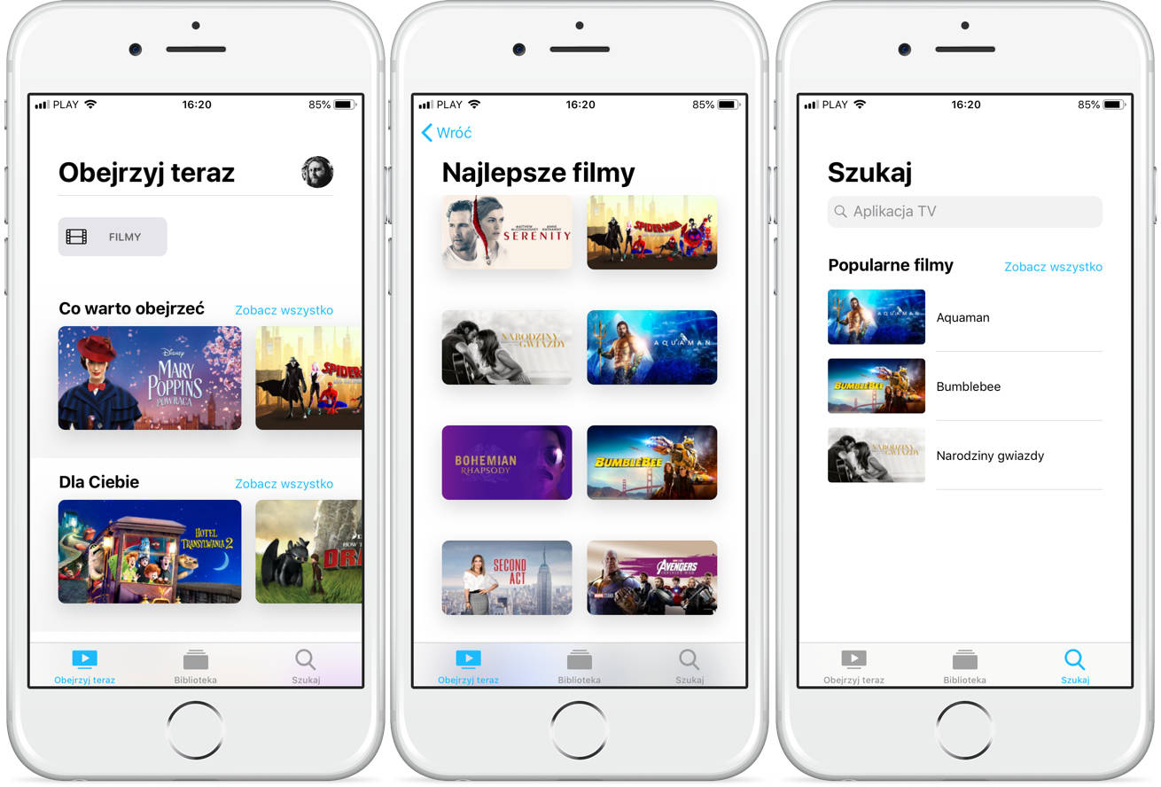 iOS 12.3 co nowego Apple TV iPhone aktualizacja macoS 10.14.5 tvOS 12.3