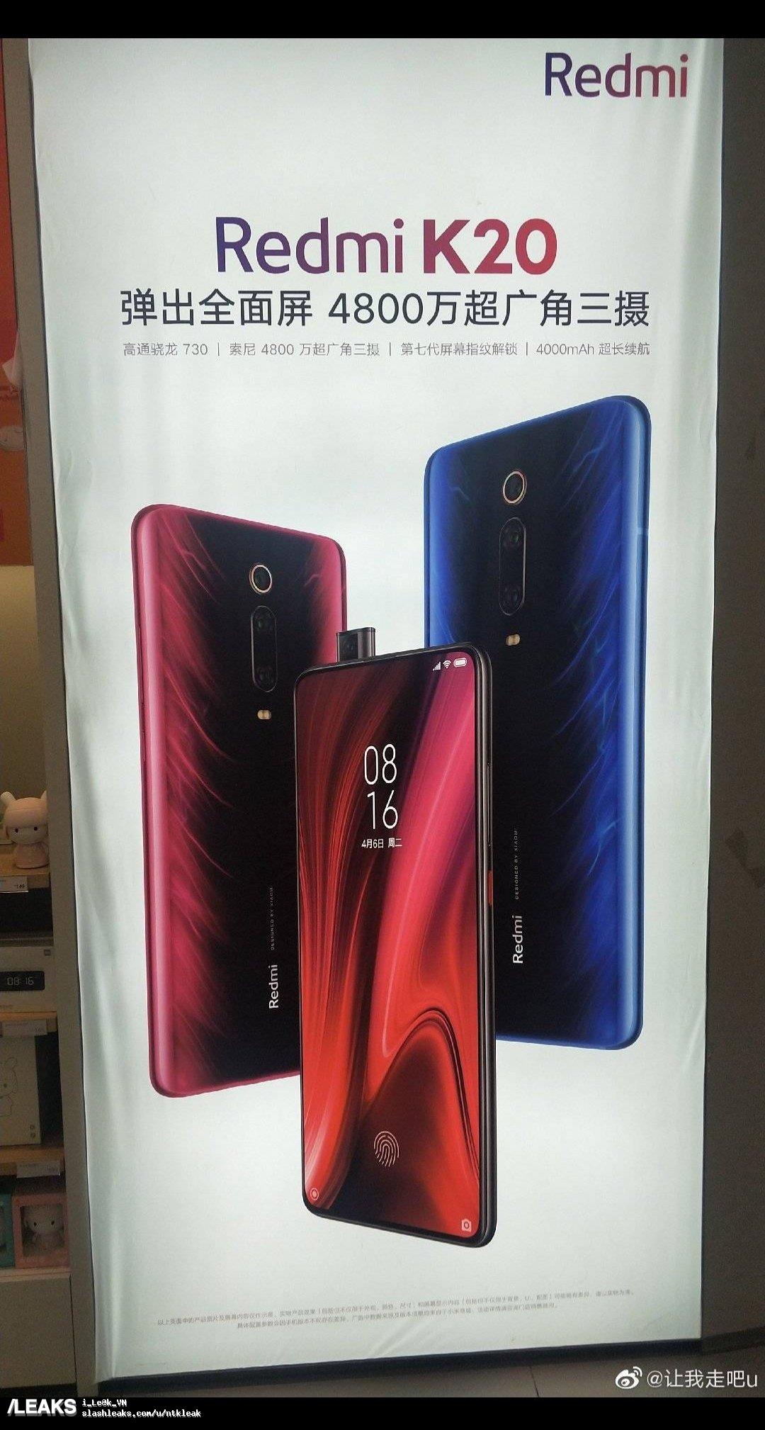 Xiaomi Mi 9T Redmi K20 plakat cena kiedy premiera specyfikacja technicxna opinie gdzie kupić najtaniej w Polsce