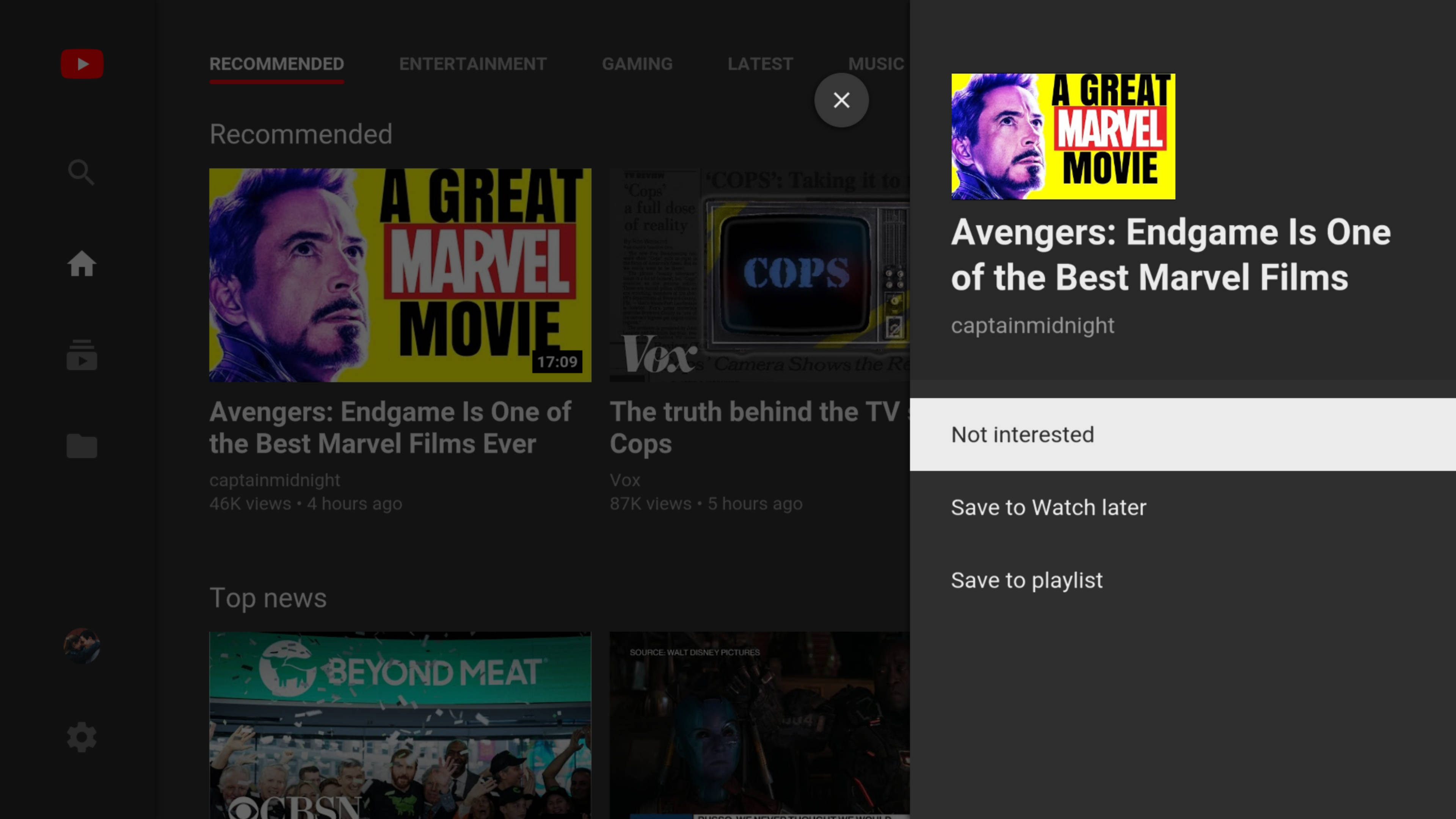 YouTube na Android TV telewizory Smart TV nowości Google nowe menu