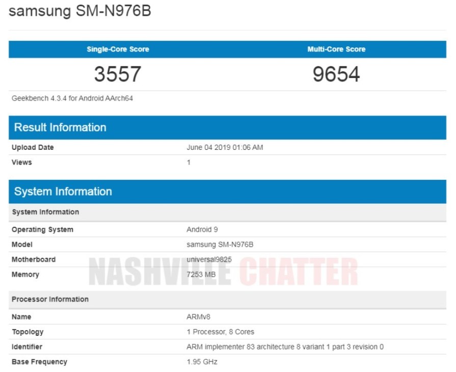 Samsung Galaxy Note 10 5G Exynos 9825 przecieki plotki wycieki kiedy premiera specyfikacja techniczna