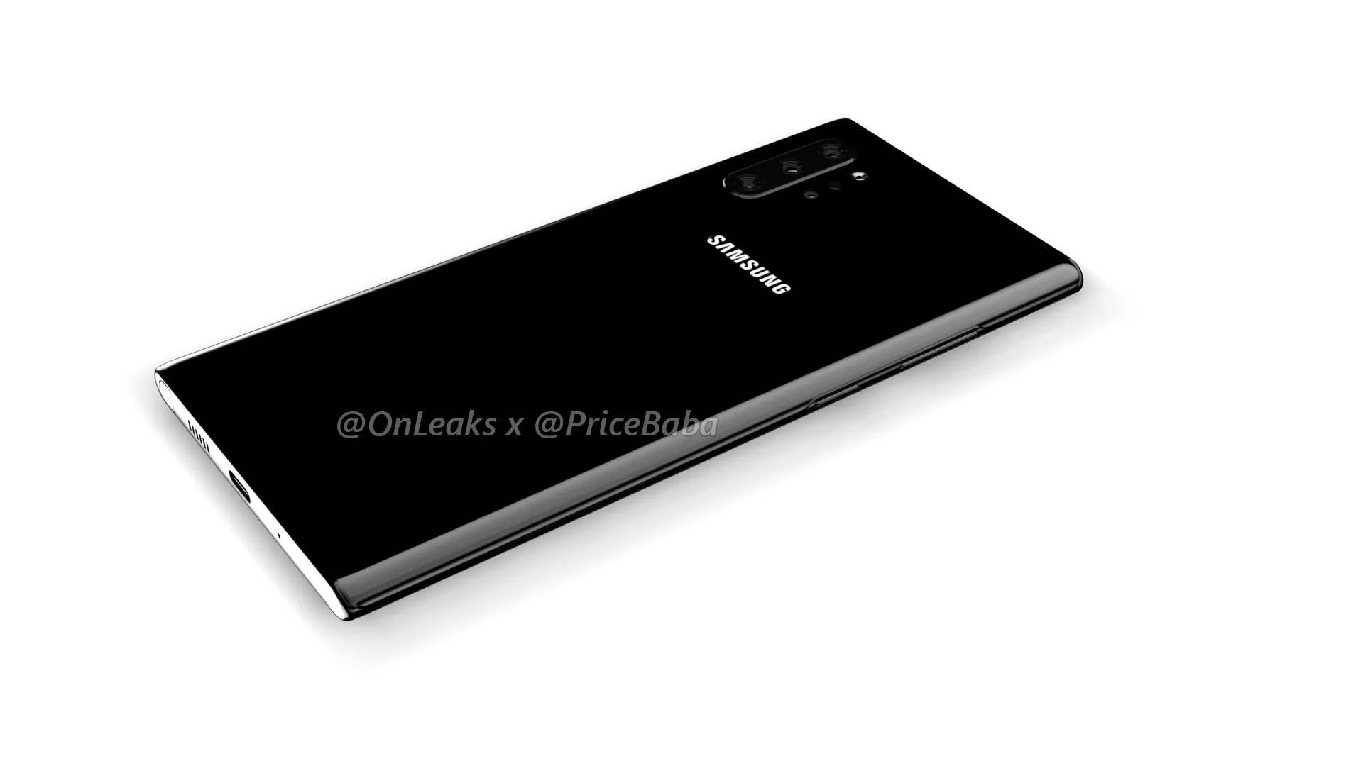 Samsung Galaxy Note 10 Pro rendery Onleaks przecieki wycieki plotki kiedy premiera specyfikacja techniczna