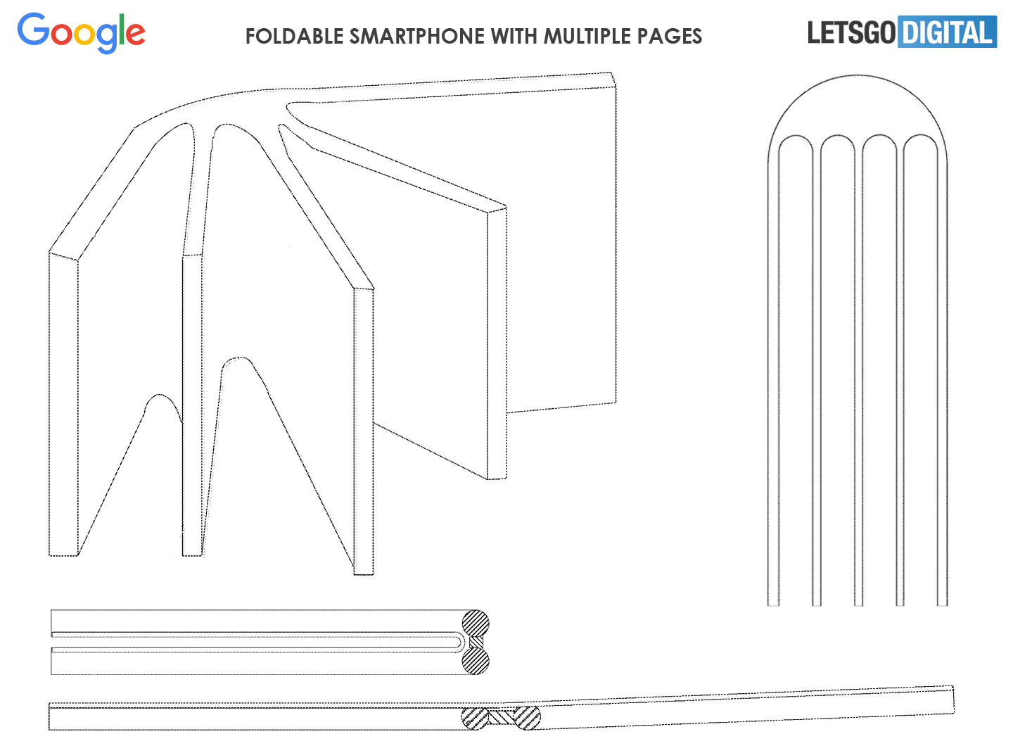 Samsung Galaxy Fold składany smartfon Google patent