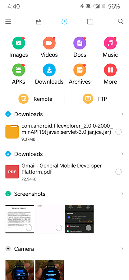 Nowy File Explorer Eksplorator Plików z Xiaomi MIUI 10 Beta