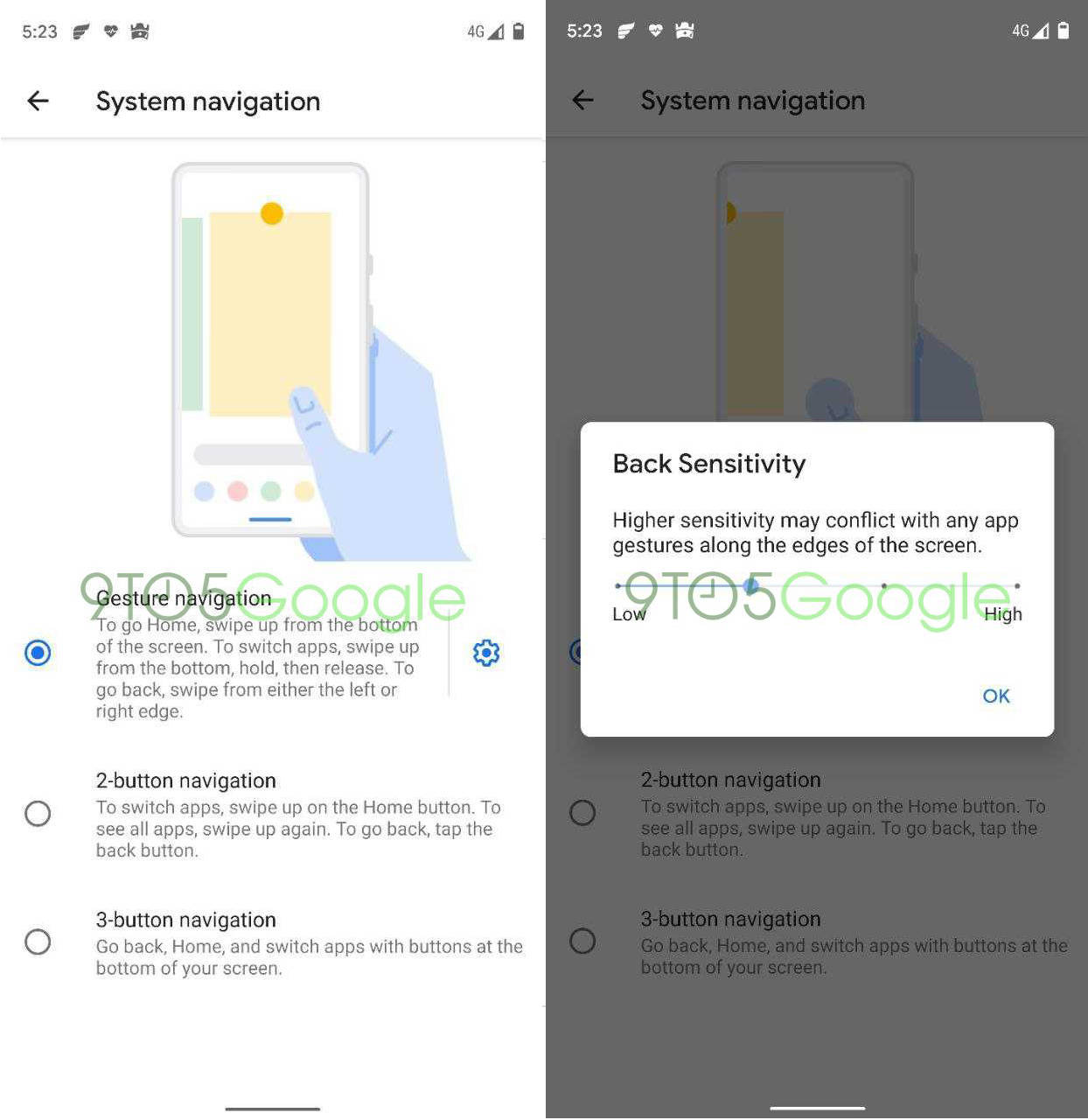 Android Q beta 5 aktualizacja ustawienia gesty Google kiedy premiera