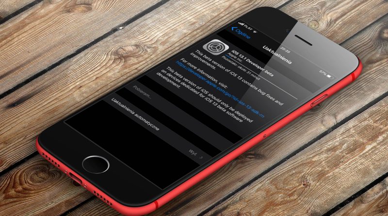 iOS 13.1 beta 1 Apple iPhone aktualizacja co nowego