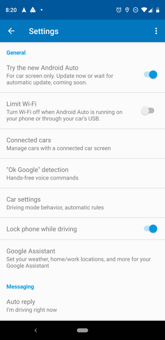 nowe Android Auto jak włączyć opcja
