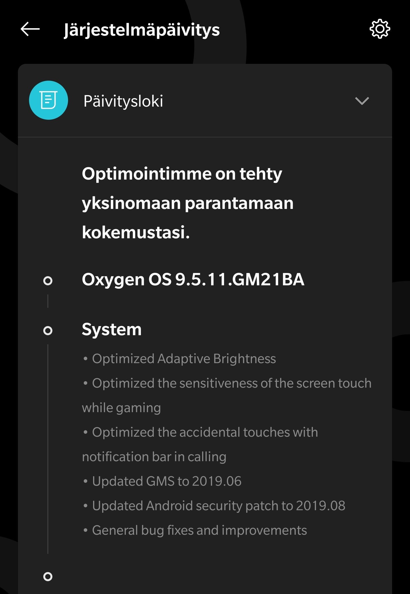 OnePlus 7 Pro aktualizacja OxygenOS 9.5.11 sierpniowe poprawki bezpieczeństwa