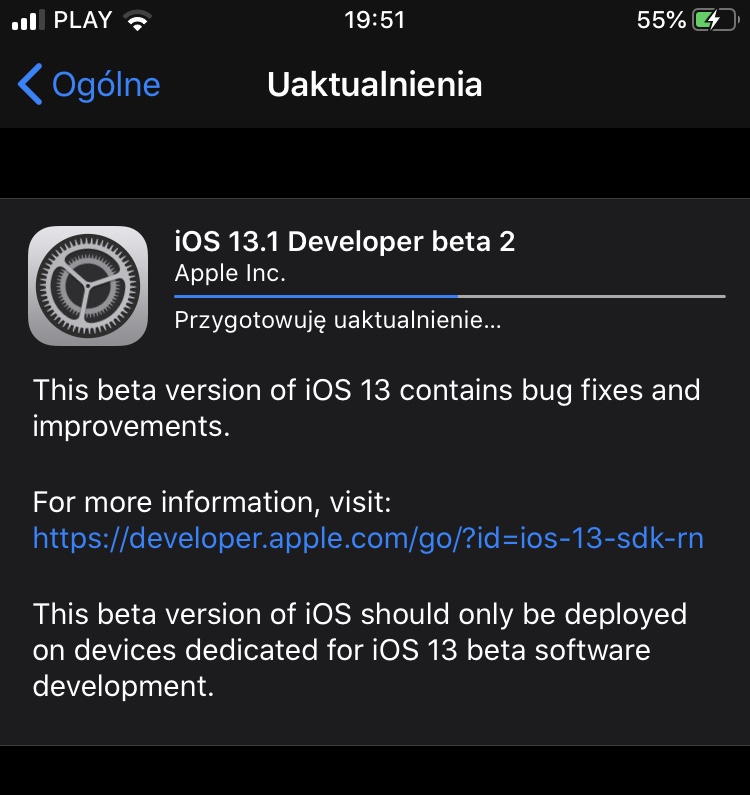 Apple iPhone kiedy iOS 13.1 beta 2 aktualizacja nowości co nowego