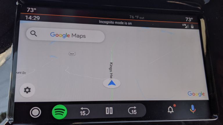Aplikacja Google Maps tryb Incognito w Android Auto nawigacja prywatność