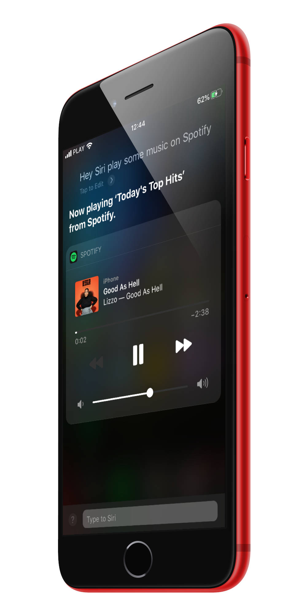 Spotify Premium muzyka aktualizacja integracja z Siri na iPhone z iOS 13 aplikacja na Apple TV