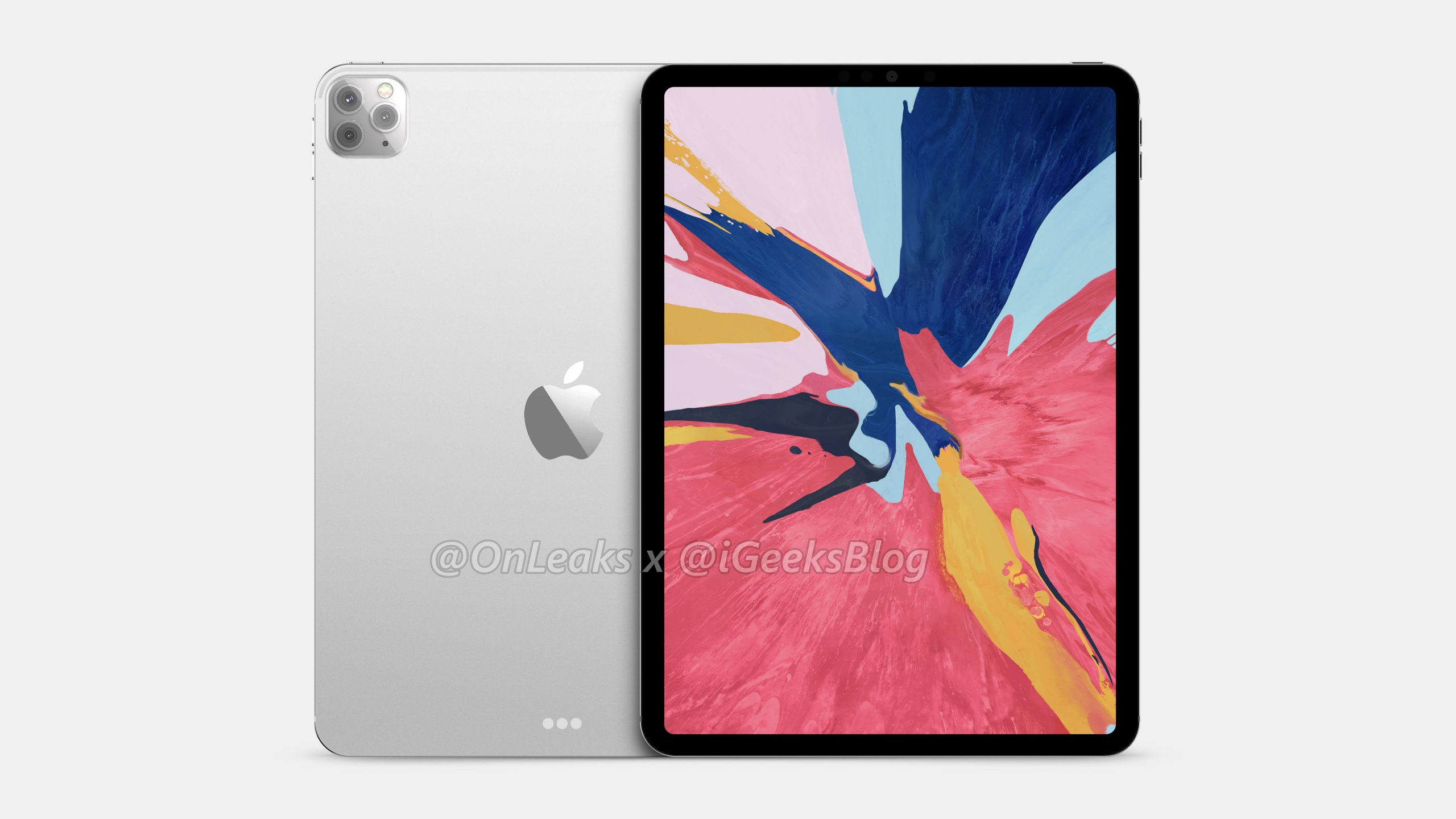 Apple nowy iPad Pro 2020 rendery aparat jak iPhone 11 Pro tablety specyfikacja dane techniczne kiedy premiera