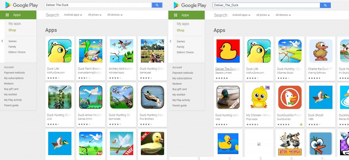 nowe aplikacje gry w Sklep Google Play nie pokazują się błąd problemy