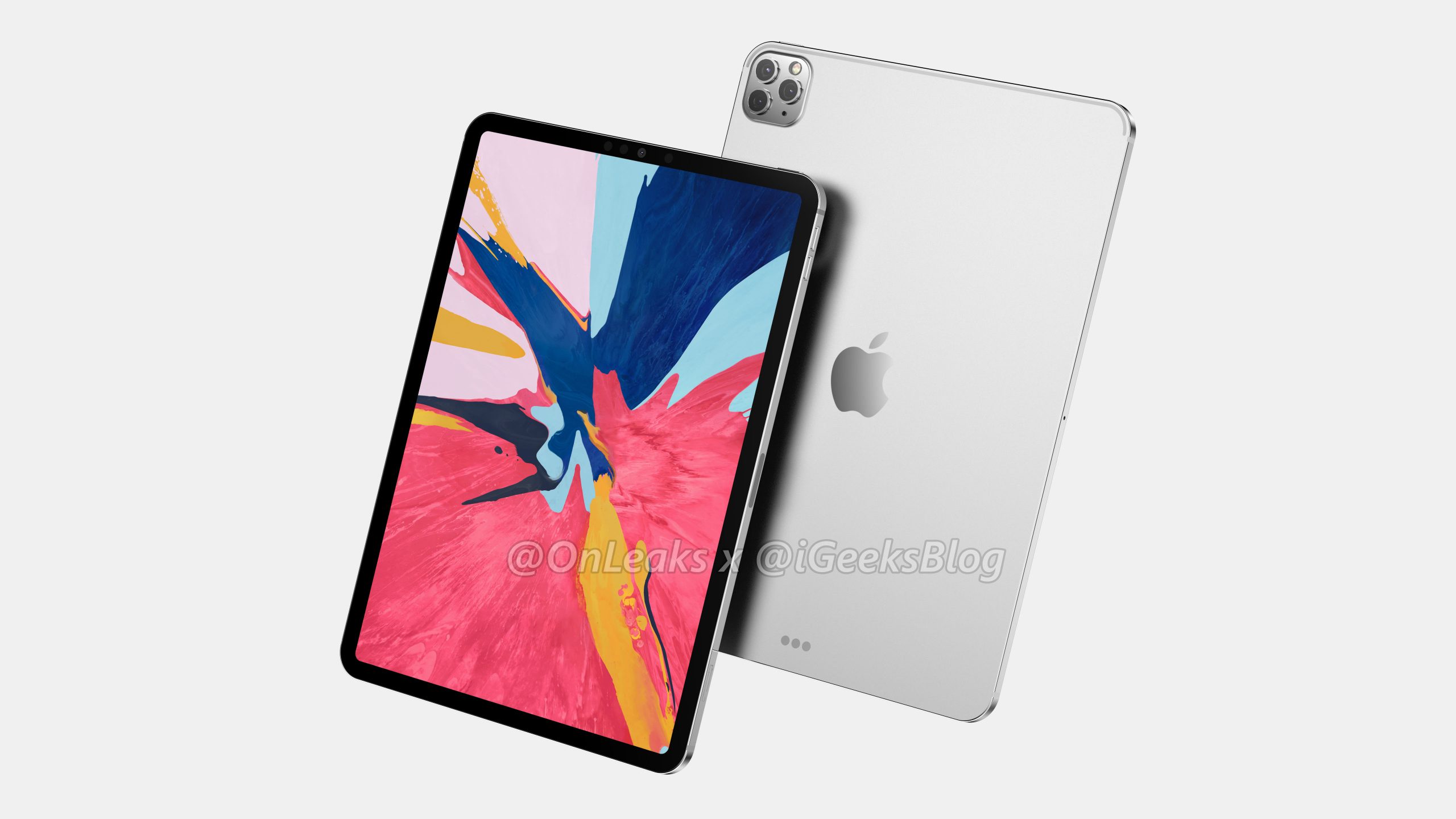 Apple nowy iPad Pro 2020 rendery aparat jak iPhone 11 Pro tablety specyfikacja dane techniczne kiedy premiera