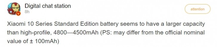 Xiaomi Mi 10 Pro jaka bateria akumulator specyfikacja dane techniczne kiedy premiera plotki przecieki wycieki