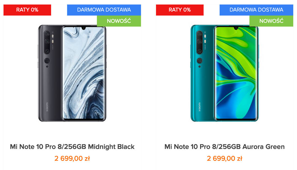 polska przedsprzedaż Xiaomi Mi Note 10 Pro cena opinie czy warto kupić gdzie najtaniej