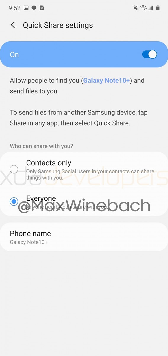 Samsung Galaxy S20 Quick Share funkcja jak AirDrop Apple szybkie przesyłanie plików jak to działa
