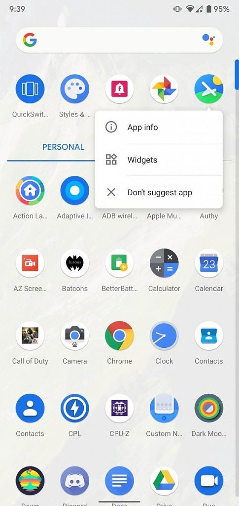 Pixel Launcher Android 11 beta nowości