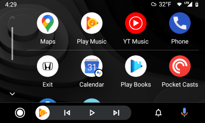Android Auto ikonka pogoda