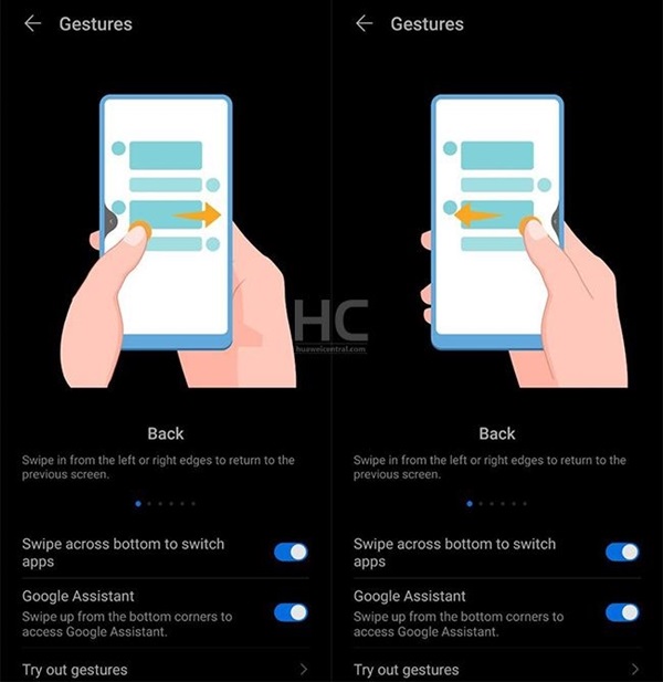 aktualizacja EMUI 11 Android 11 Huawei gesty