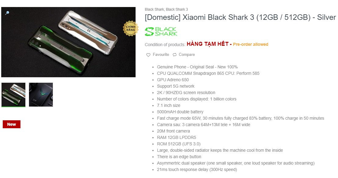 premiera Black Shark 3 smartfon do gier Xiaomi plotki przecieki wycieki dane techniczne specyfikacja