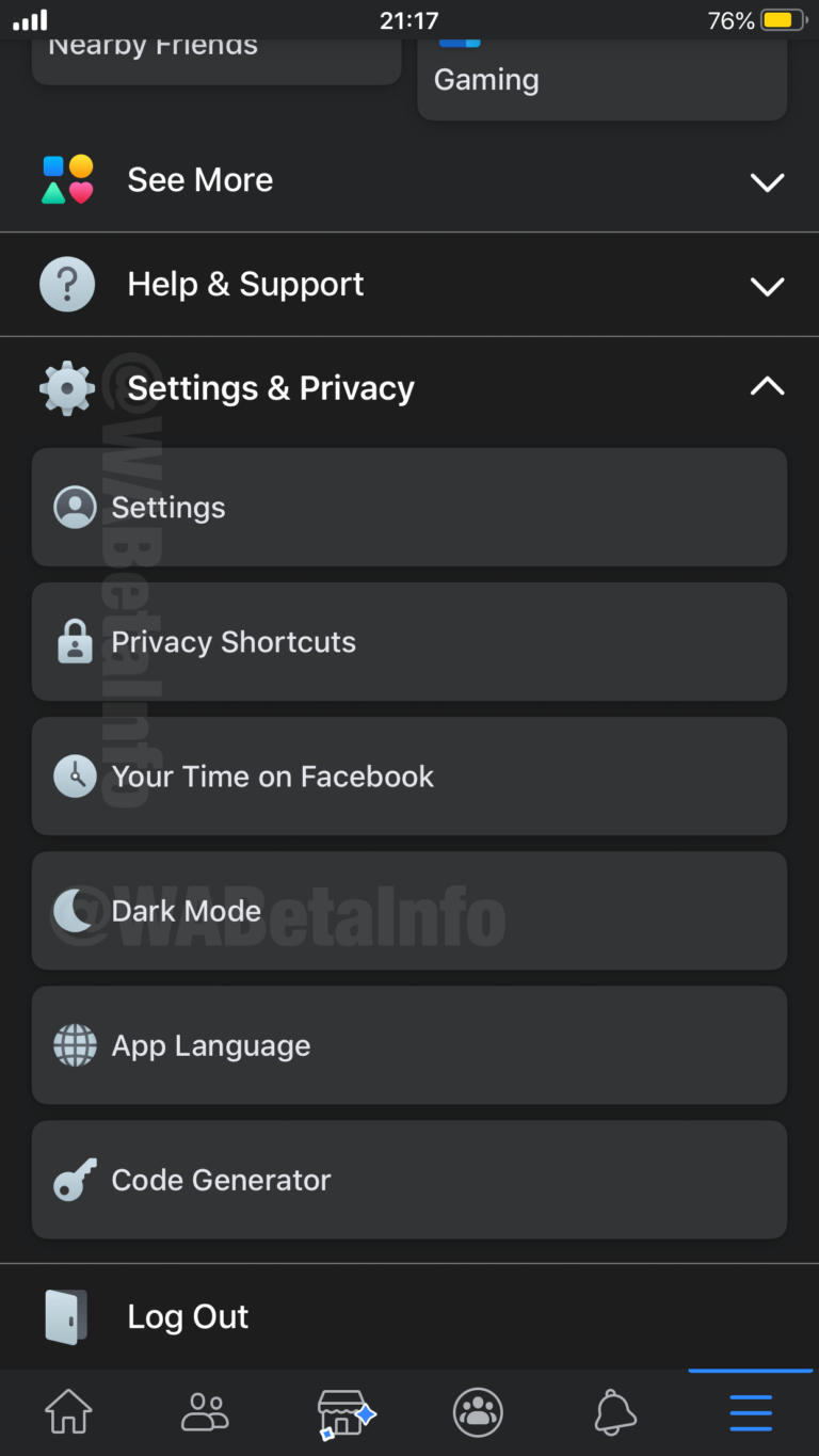 aplikacja Facebook dark mode tryb ciemny motyw na iOS iPhone