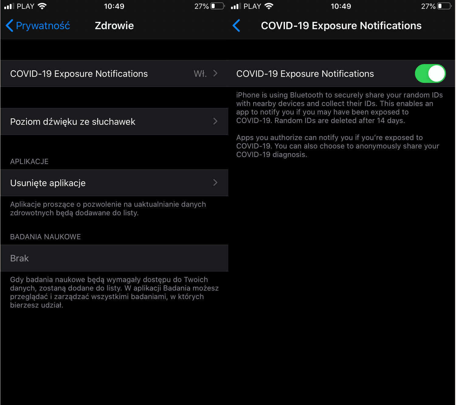 iOS 13.5 beta 1 iPadOS 13.5 co nowego nowości Apple iPhone kiedy aktualizacja COVID-19 API iOS 14