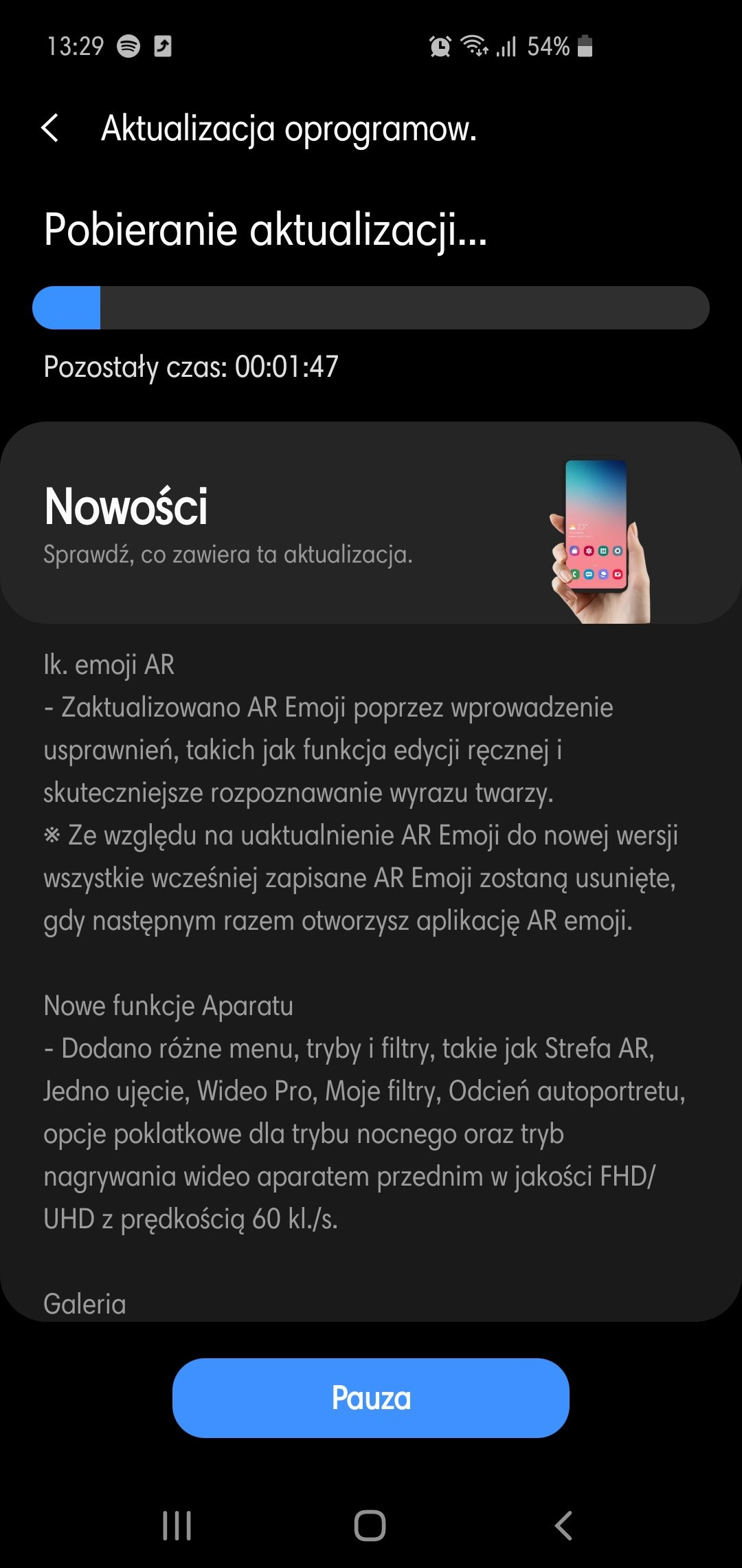 One UI 2.1 aktualizacja Android 10 Samsung Galaxy S10 Galaxy Note 10 w Polsce XEO opinie czy warto instalować