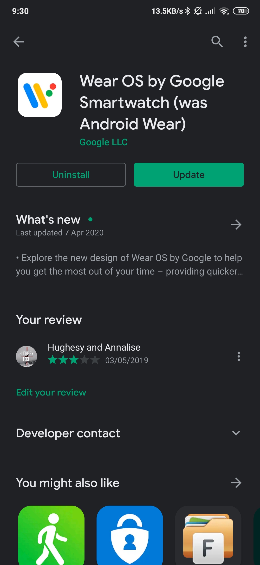 Google smartwatch Wear OS Android Wear