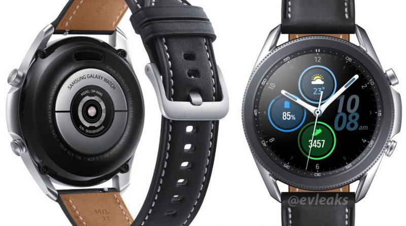 render Samsung Galaxy Watch 3 cena smartwatche 2020 plotki przecieki wycieki kiedy premiera