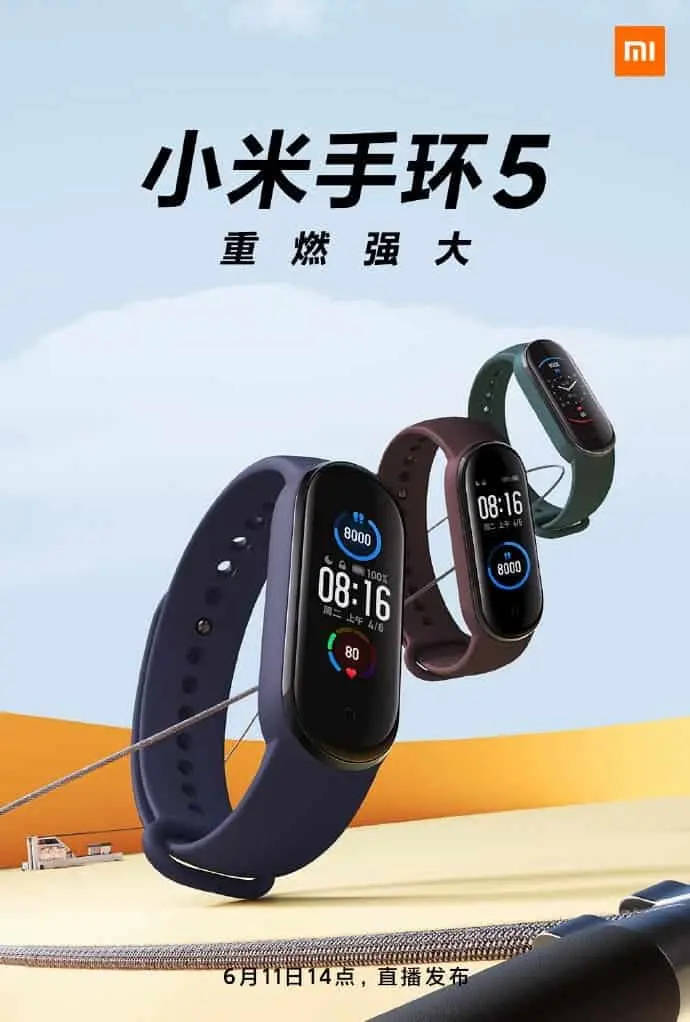 opaska Xiaomi Mi Band 5 NFC cena nowości funkcje co nowego plotki przecieki wycieki