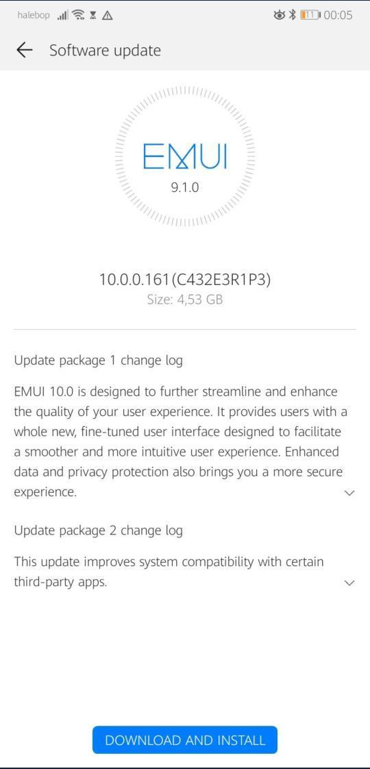 aktualizacja EMUI 10 Android 10 dl Huawei P20 Pro Mate 10 Pro w Europie opinie czy warto instalować