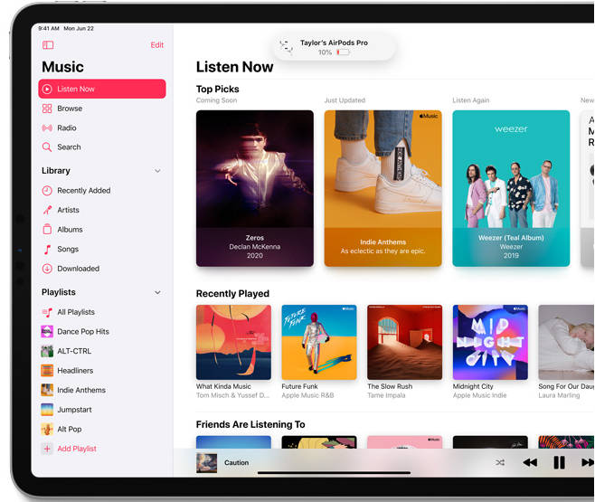co nowego nowości w Apple Music z iOS 14 beta iPadOS 14