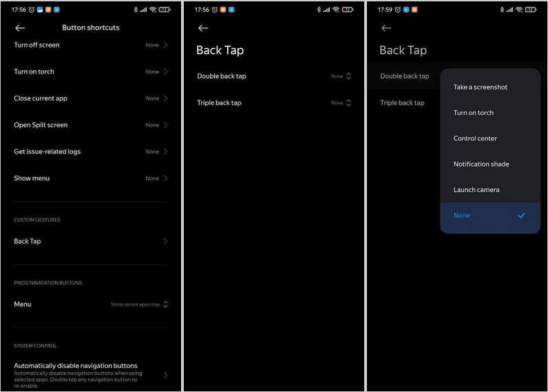 Aktualizacja MIUI 12 Xiaomi podwójne stuknięcie w tył obudowy iOS 14 beta