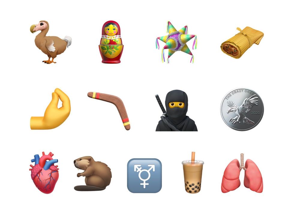 nowe Emoji z Unicode 12 iOS 14.1 Android 11 kiedy Apple Google jakie obrazki