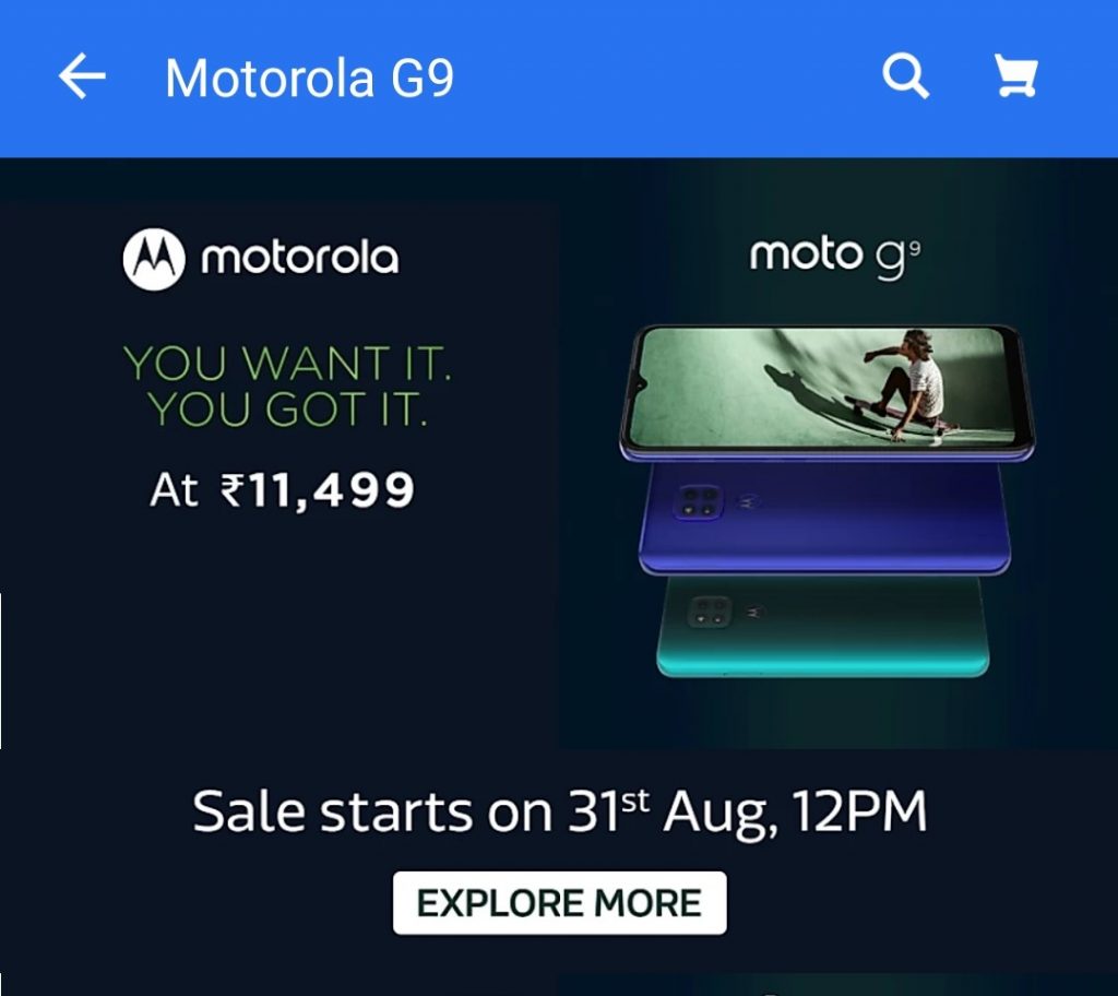 kiedy premiera Motorola Moto G9 cena specyfikacja dane techniczne