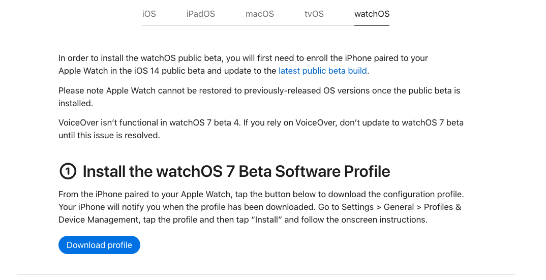 jak zainstalować watchOS 7 beta na Apple Watch czy warto opinie problemy błędy