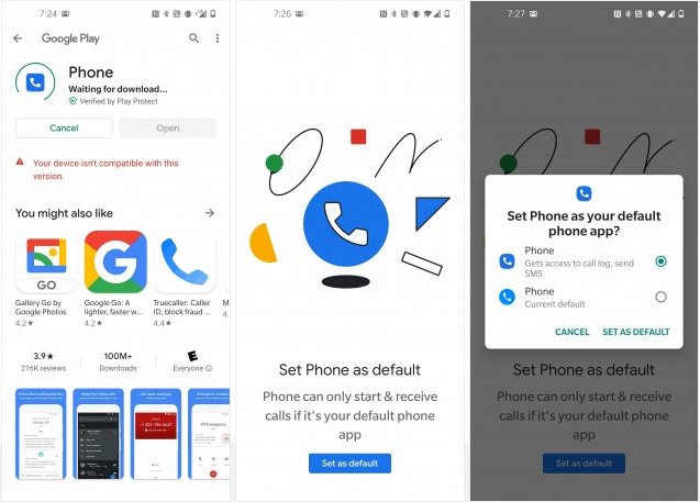 aplikacja Telefon Google beta jak zainstalować opinie