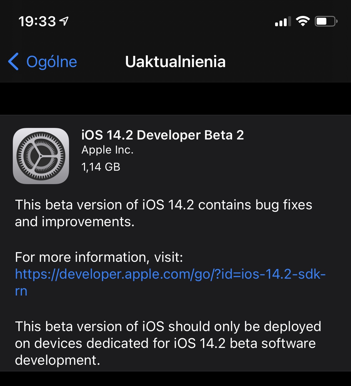 aktualizacja Apple iPhone iOS 14.2 beta 2 co nowego wykaz nowości zmiany kiedy premiera iPadOS 14.2 beta 2