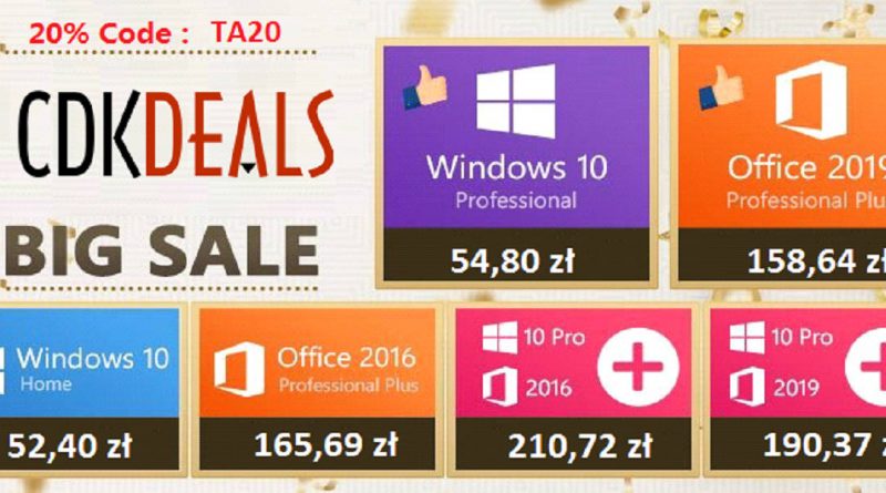 promocja na Windows 10 klucz OEM gdzie kupić najtaniej