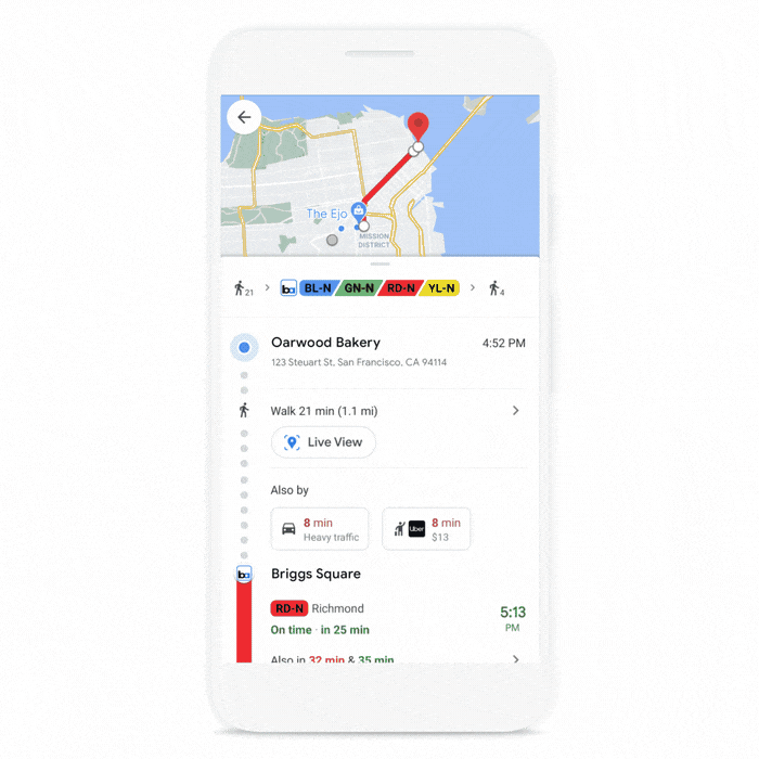 aplikacja Mapy Google Maps nowe opcje Live View funkcje