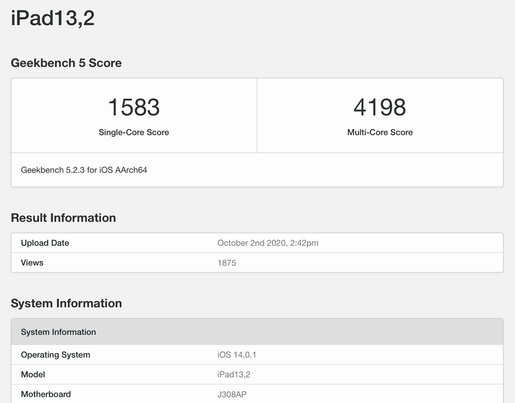 Apple A14 GPU iPhone 12 benchmarki