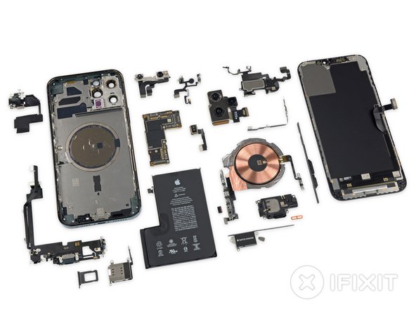 Apple iPhone 12 Pro Max rozbiórka iFixit naprawa