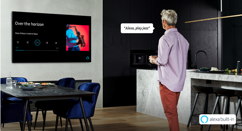 Amazon Alexa Asystent Google na telewizory Samsung Smart TV