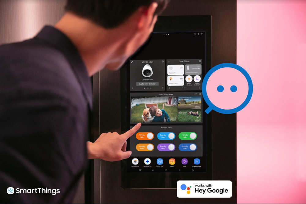 integracja Samsung SmartThings urządzenia Google Nest