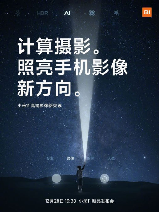 aparat Xiaomi Mi 11 Pro specyfikacja techniczna