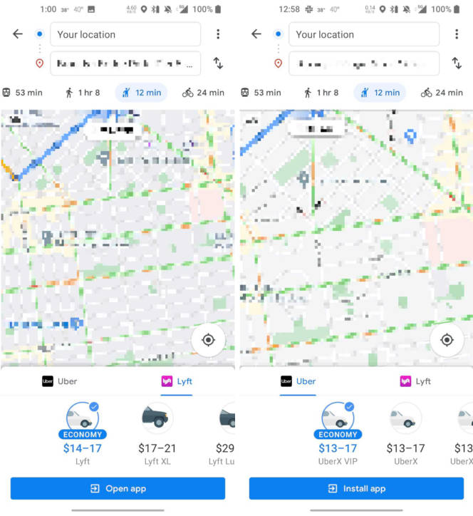 Mapy Google Maps beta przejścia dla pieszych numery budynków