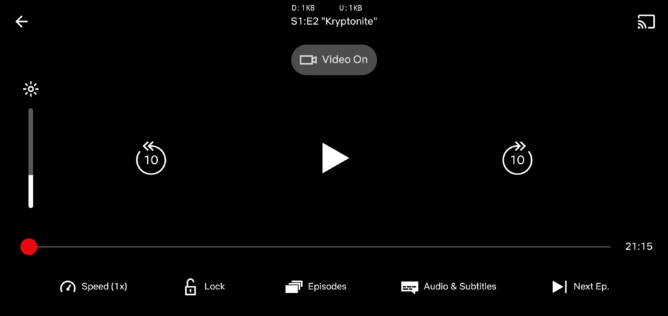 Netflix na Android tryb audio jak używać