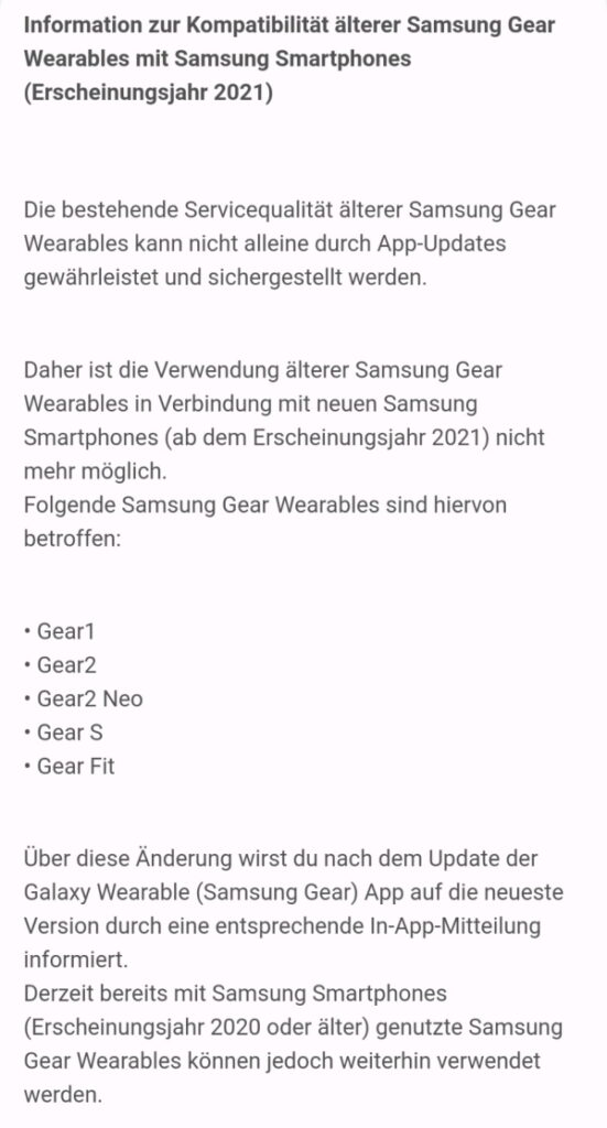 Samsung Gear Galaxy S21